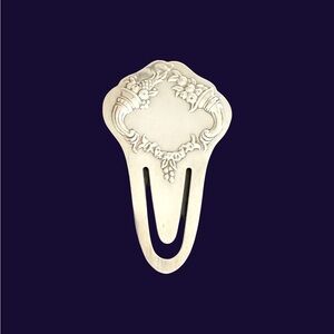 Reed & Barton Sterling Silver Fruit Cornucopia Bookmark